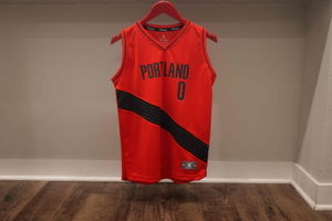 Fanatics Youth Jersey Damian Lillard Red Portland Trailblazer Sleeveless Size XL